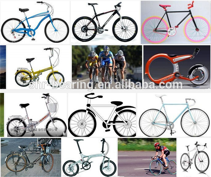 Bicycle rear wheel ball bearings